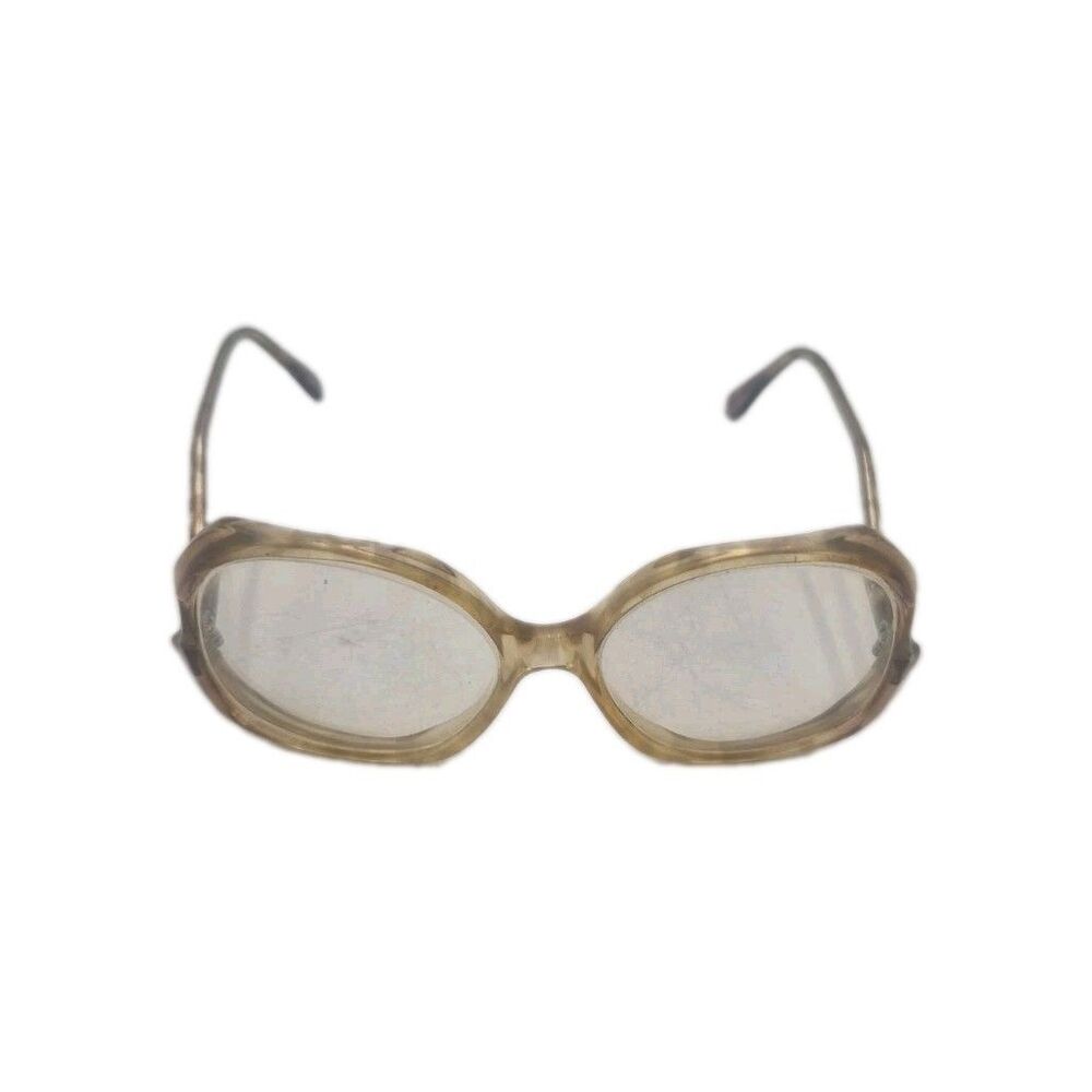 Vintage Marine Warner Brothers  Eyeglass Frames Honey Bunny 5 Oversized Amber